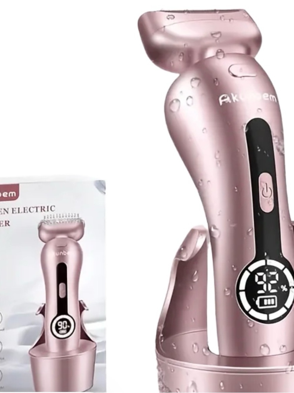 KULE Pink Waterproof Women's Electric Shaver & Trimmer